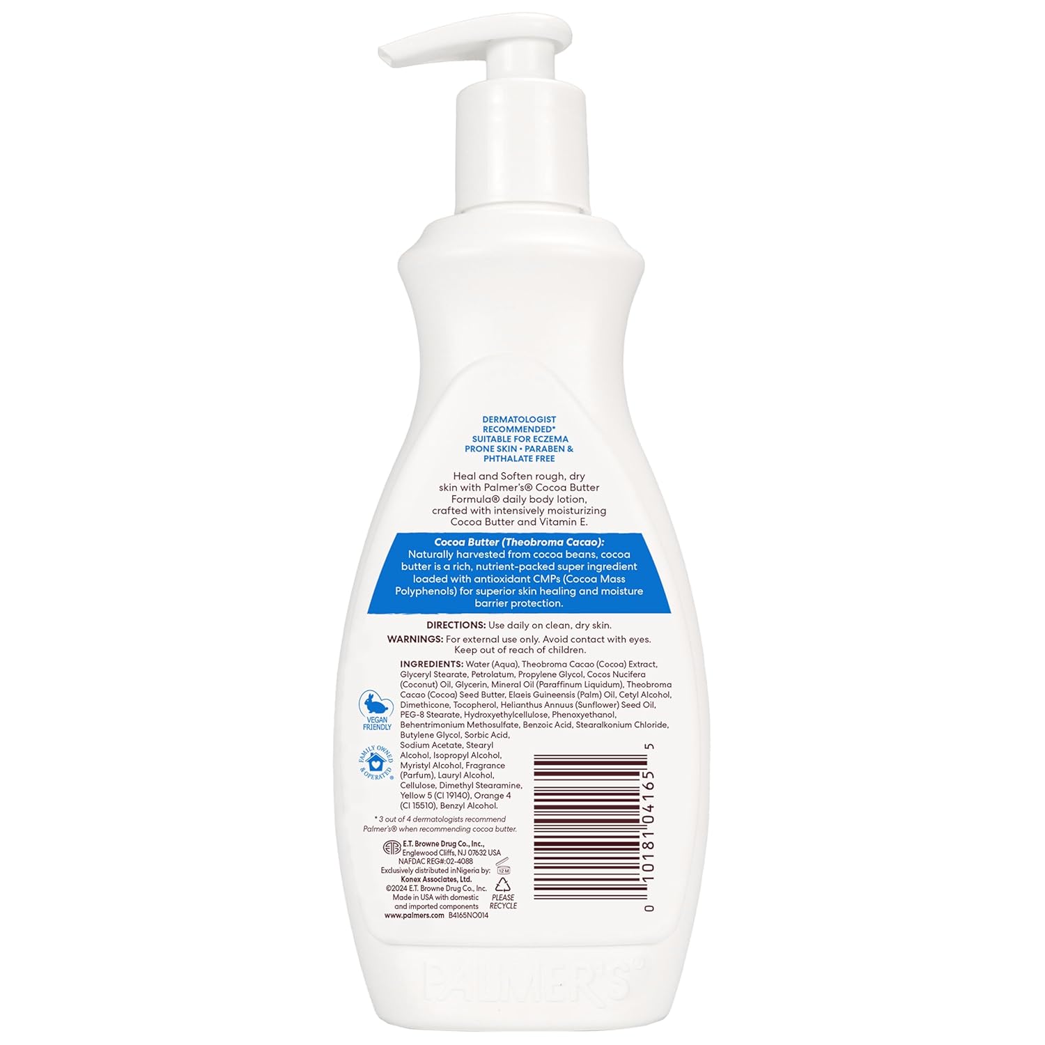 Lotion corporelle au beurre de cacao Palmer's - 400 ml