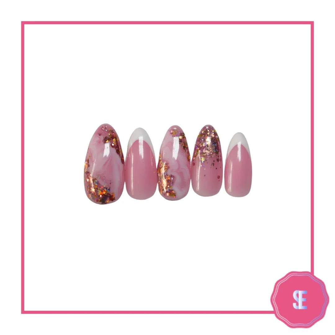 Kit SOEZI Fancy Nancy d'ongles à presser réutilisables prêts à porter 24 pièces