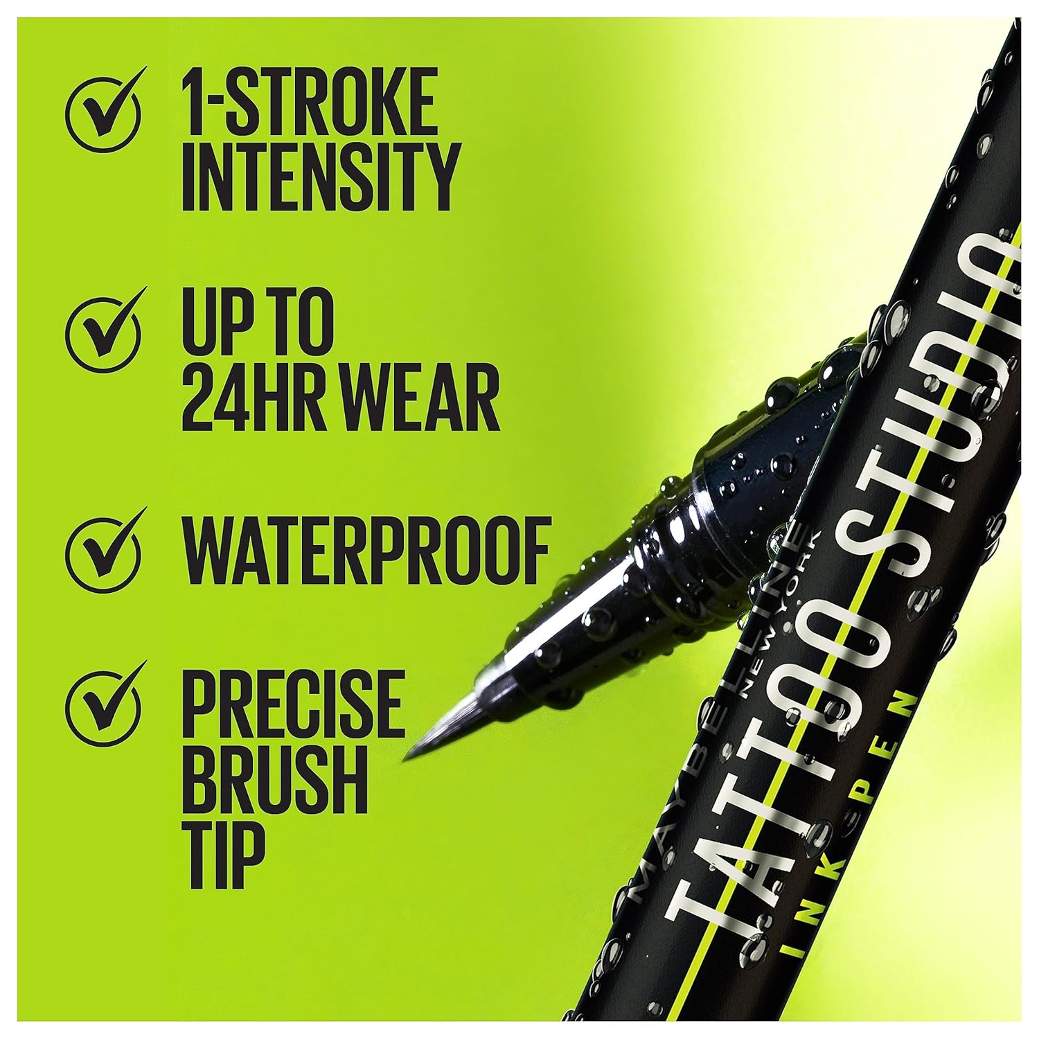 Maybelline New York High Impact Tattoo Pen Liner – Black
