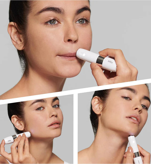 Braun Face Mini Épilateur FS1000 – Épilateur facial électrique portable pour femmes