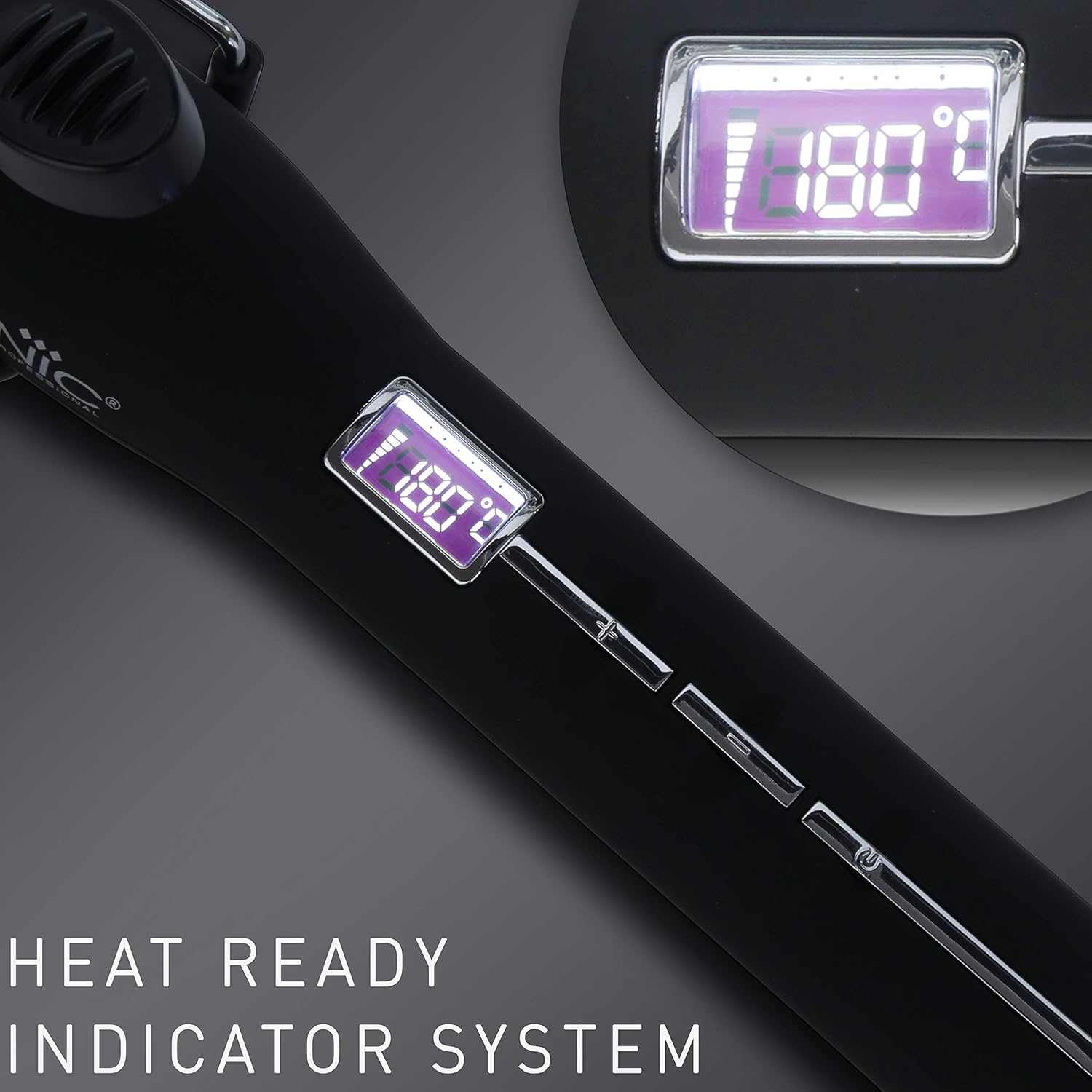 Fer à Boucler Professionnel Ikonic CT-25 Noir 2.0