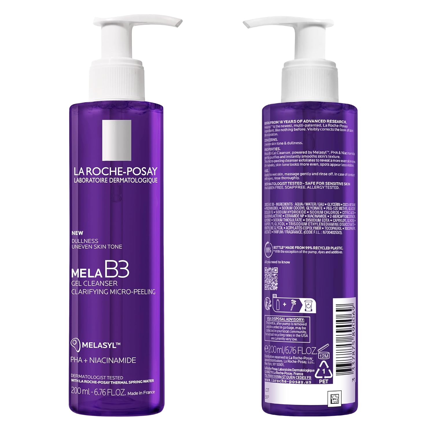 La Roche-Posay Mela B3 Gel Nettoyant Unifiant - 200ml