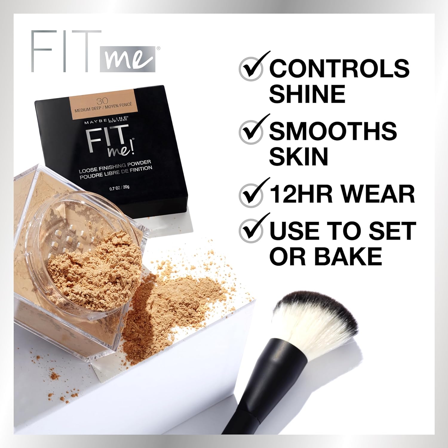 Maybelline New York Fit Me Loose Finishing Powder