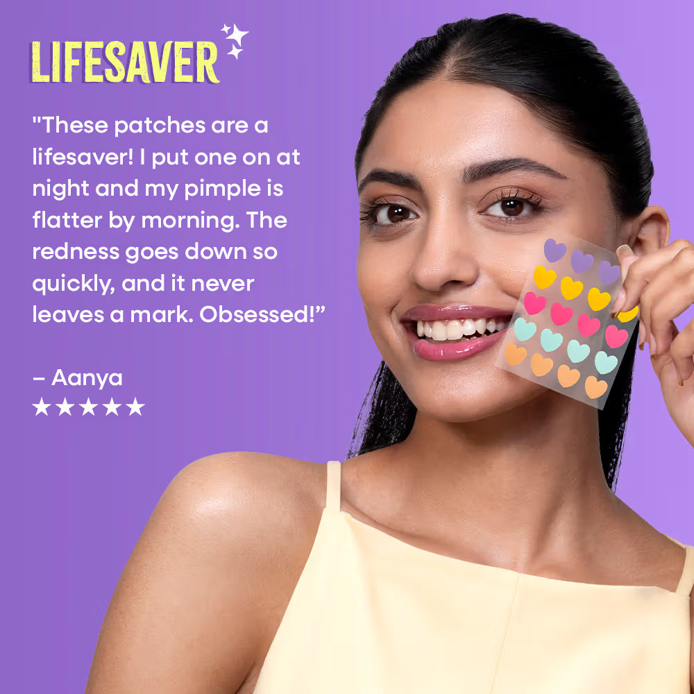 Patchs anti-imperfections et anti-acné Nykaa Skin Goodbye Blemish - 20 pièces