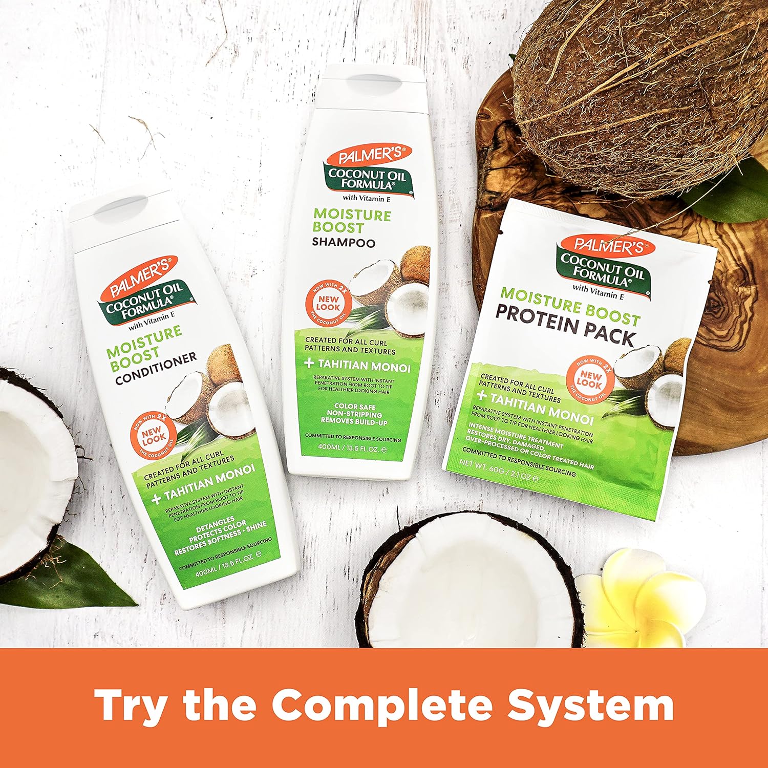Palmer's Coconut Oil Formula Moisture Boost Protein Pack - 60gm