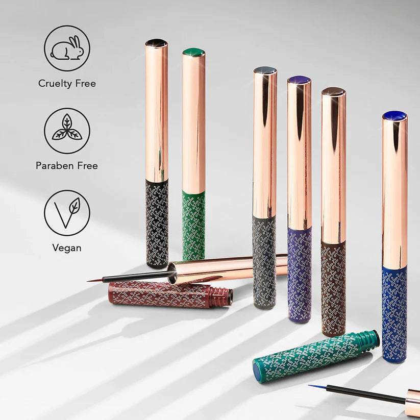 Kay Beauty Eyeliner Liquide Séchage Rapide - Émeraude Chic - 3ml