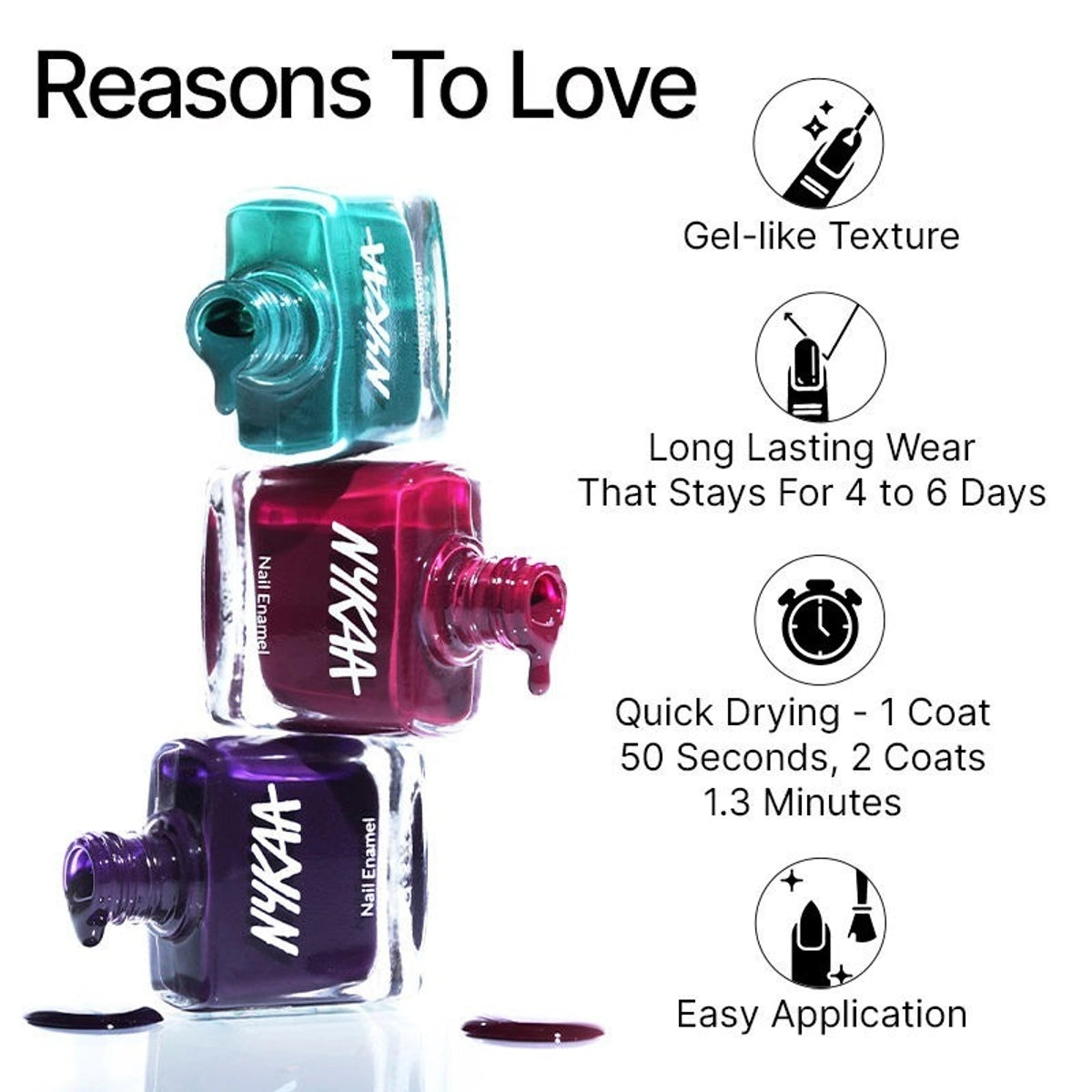 Vernis à Ongles Crème Festive Nykaa - 9ml