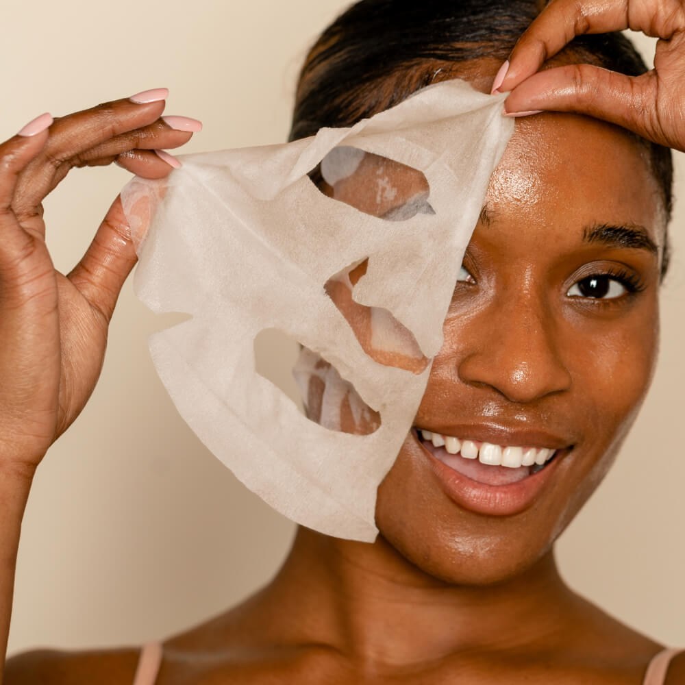 Masque en tissu éclaircissant