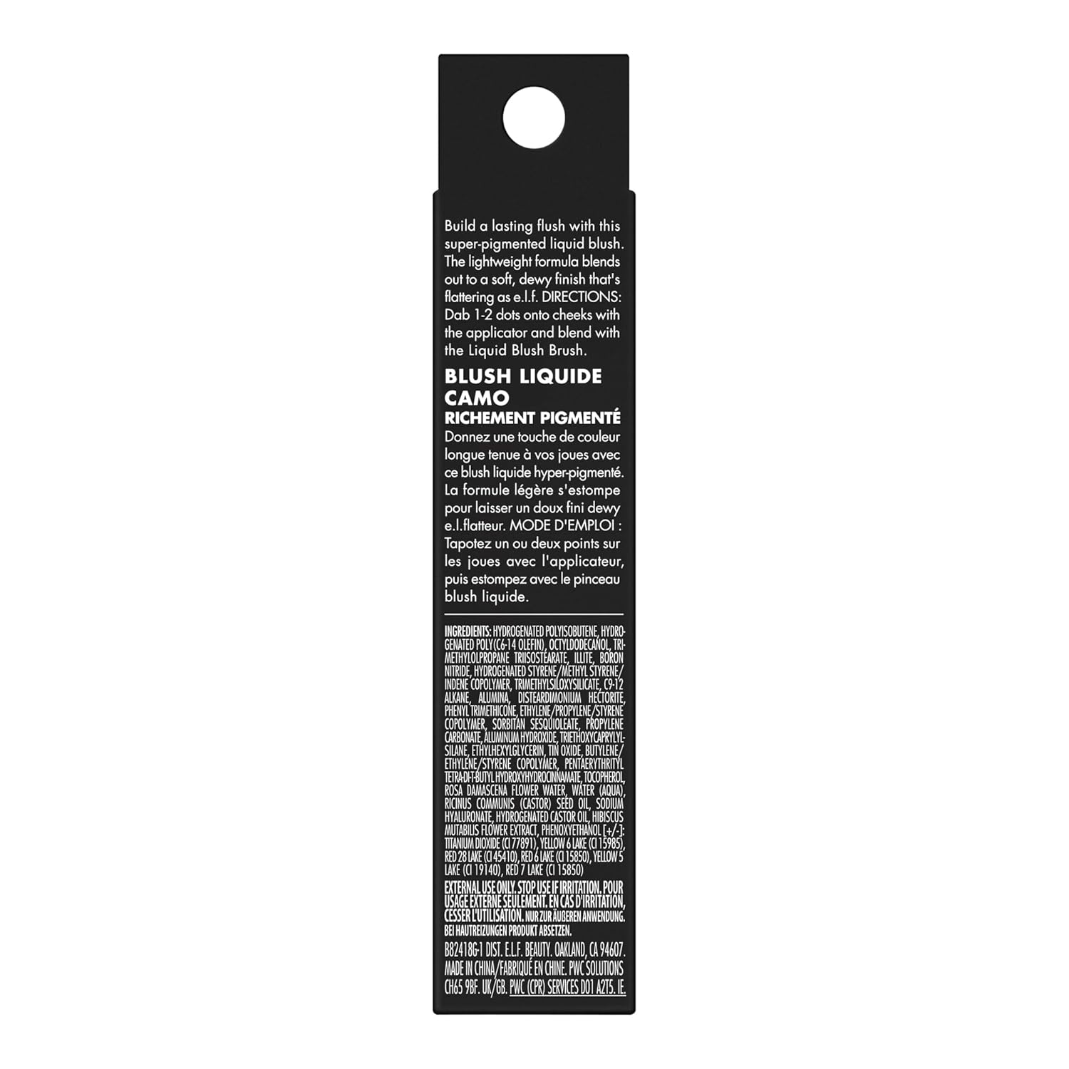 e.l.f. Cosmetics Blush Liquide Camouflage Longue Tenue - 4ml