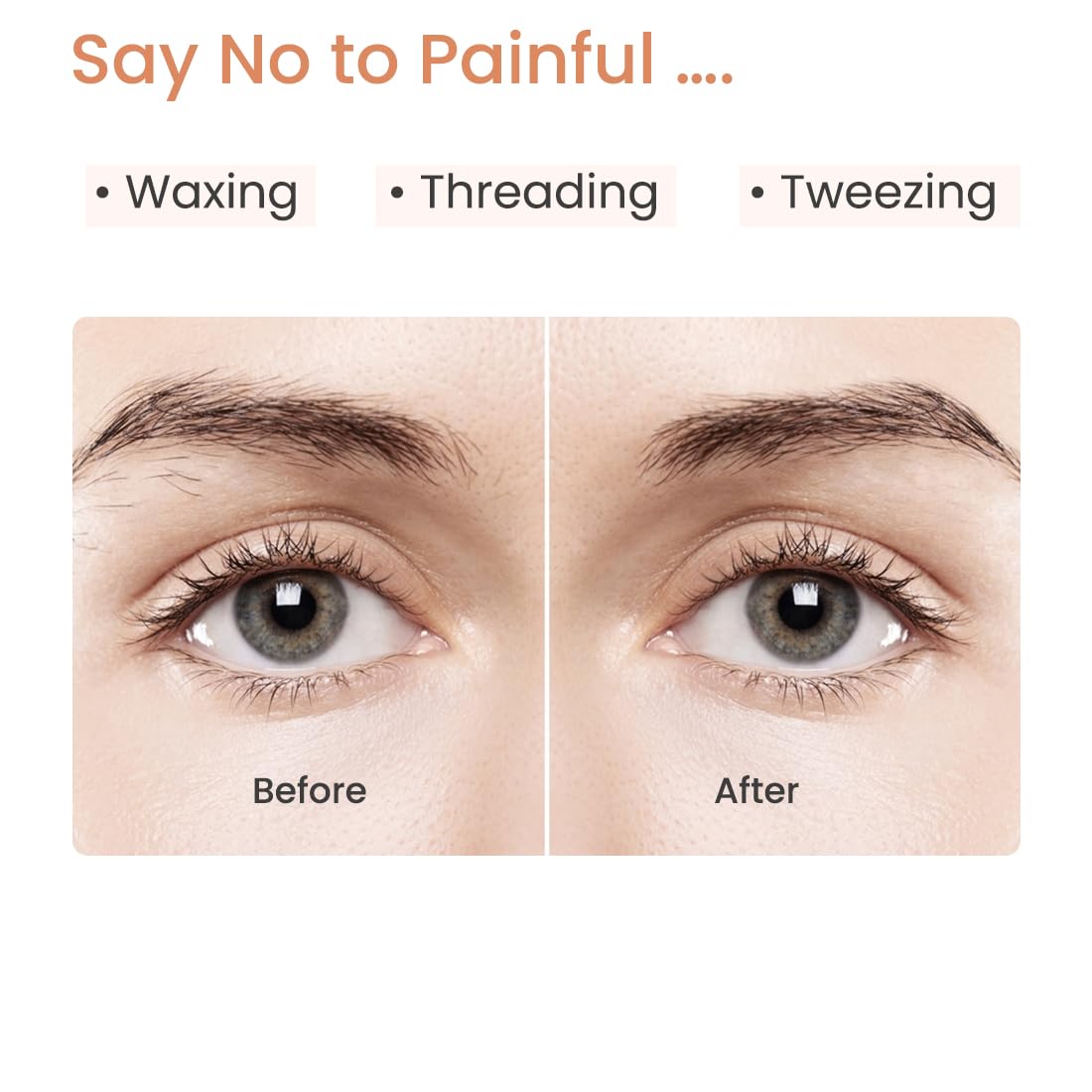 Earth Rhythm Rasoir Épilateur Instantané et Indolore pour le Visage - Lot de 3