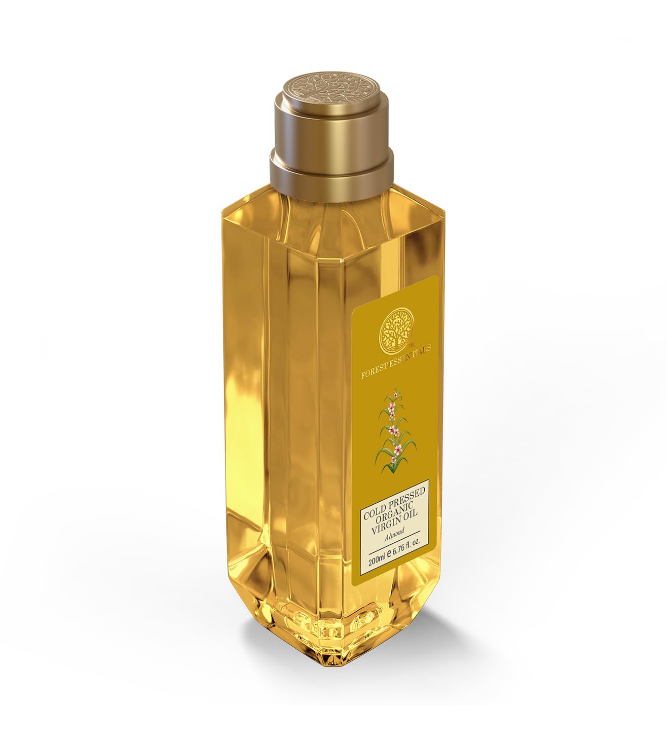 Huile d'Amande Vierge Bio Pressée à Froid Forest Essentials - 200ml