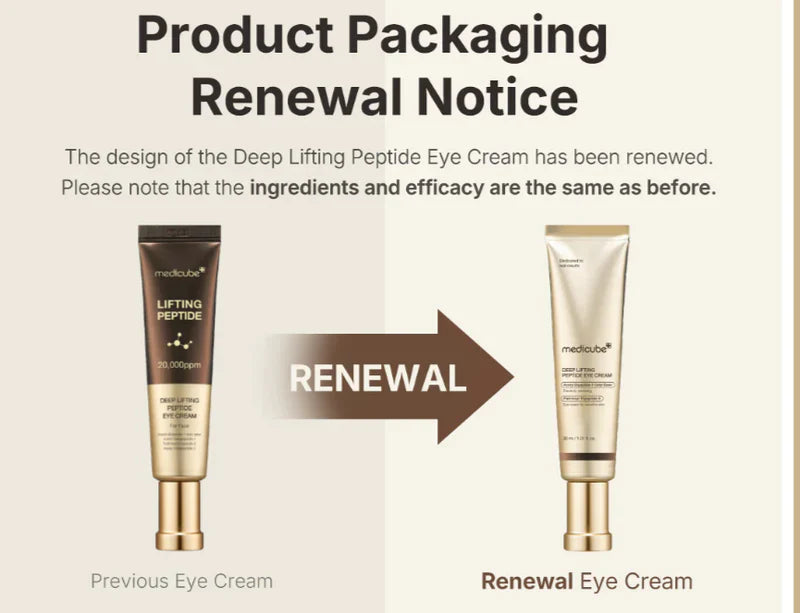 Medicube Deep Lifting Peptide Eye Cream