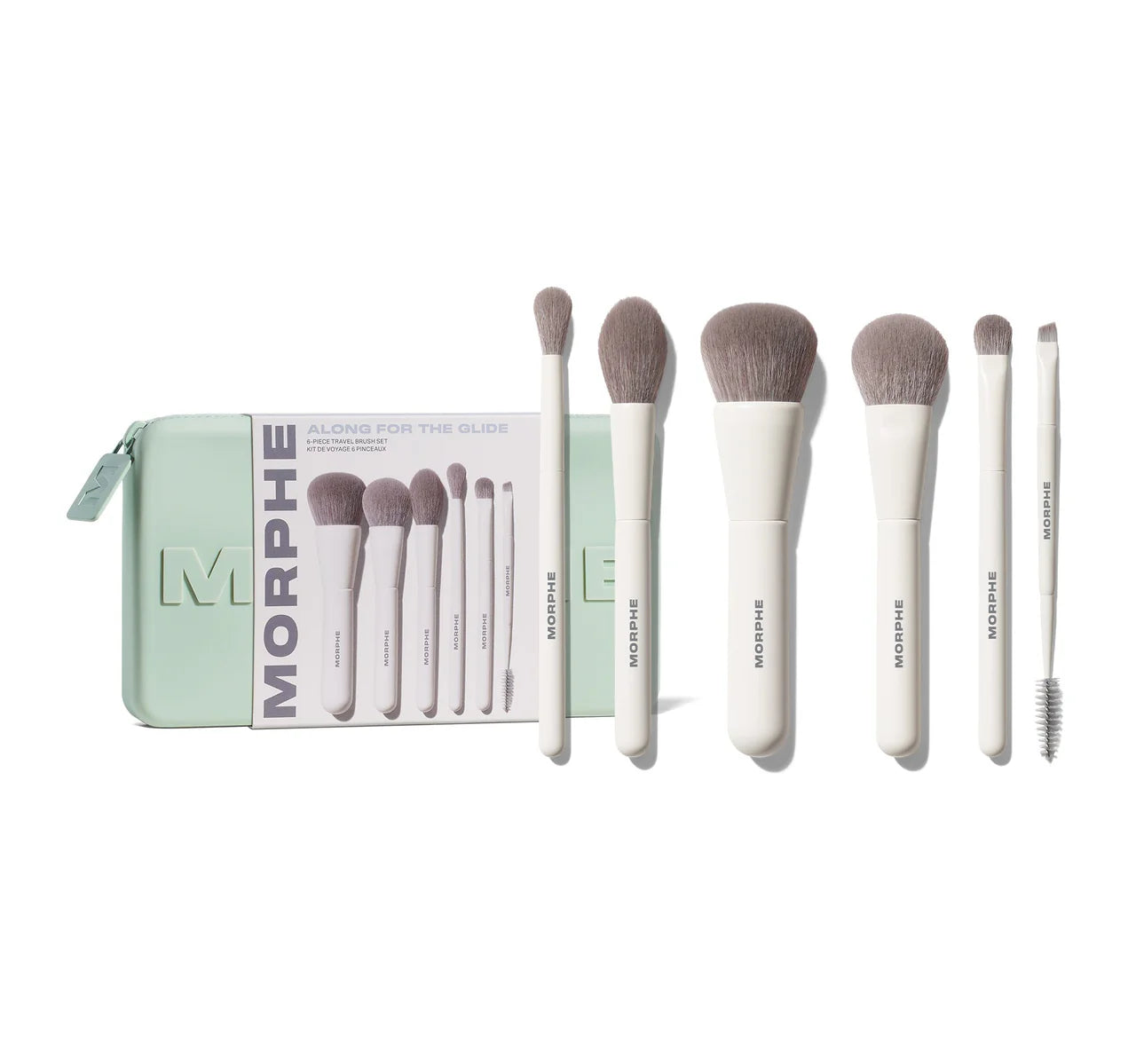 MORPHE Along For The Glide 6-Piece Travel Brush Set - 6pcs