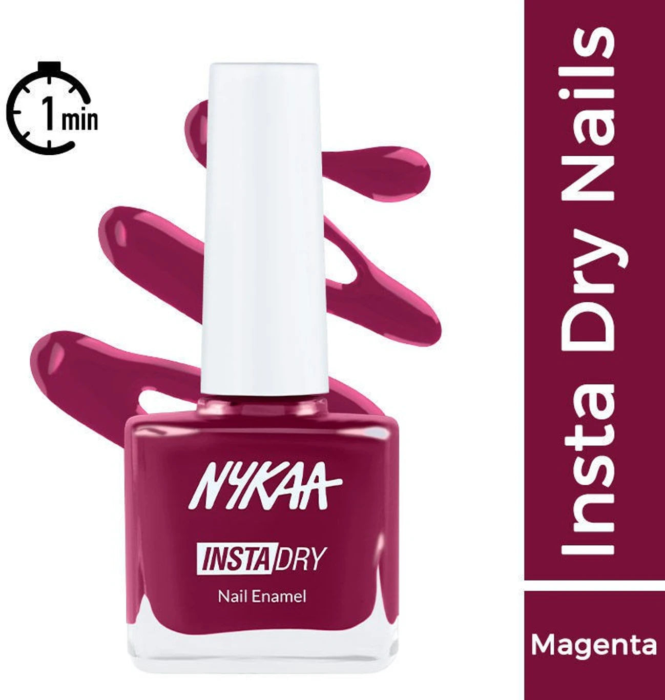 Nykaa Insta Dry Fast Drying Nail Polish - 9ml