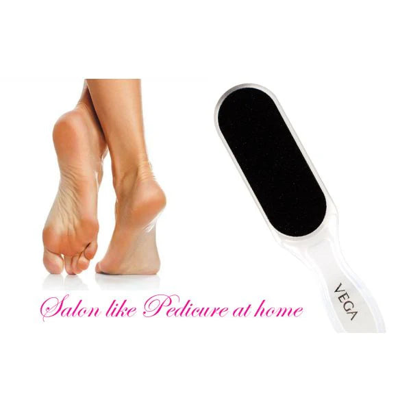 Râpe professionnelle double face Vega PD-12 pour pieds lisses