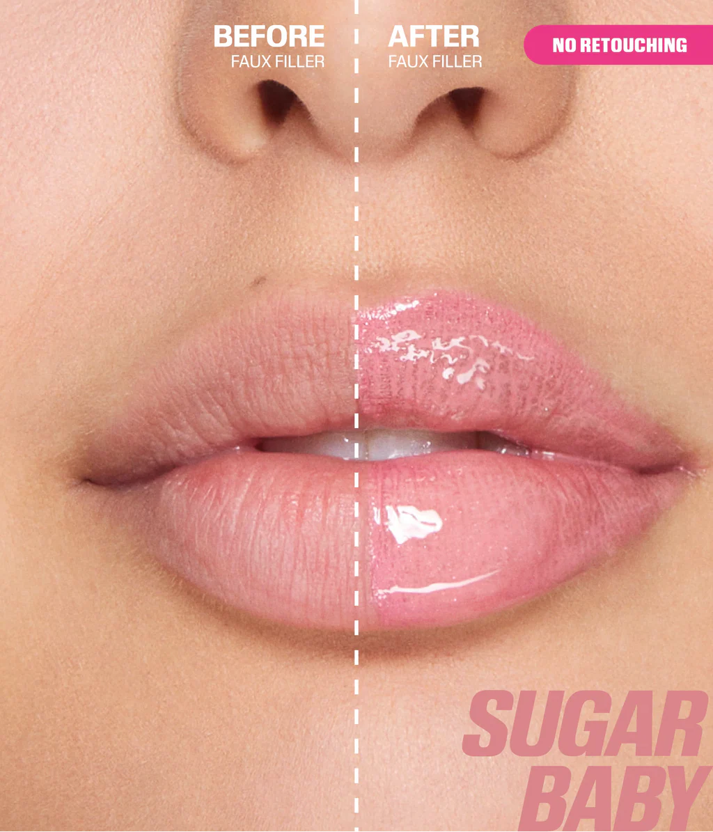 Trio de gloss Huda Beauty Glossiest – Coffret de mini gloss à lèvres de 1,9 ml