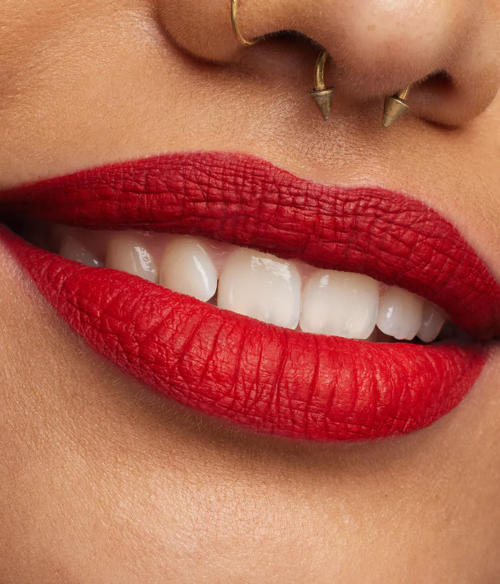 Huda Beauty Nouveau Rouge à Lèvres Liquide Mat Ultra-Confort Anti-Transfert - Slaytina, 4.2ml