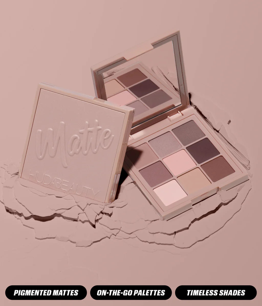 Huda Beauty Matte Obsessions Palette de Fards à Paupières - Froid, 7,03 g