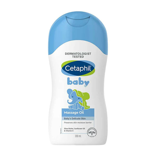 Cetaphil Baby Huile de massage au beurre de karité – 200 ml