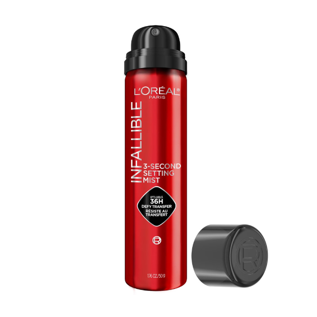 L'Oreal Paris Infallible 3-Second Setting Spray, 36hr Long Lasting Makeup