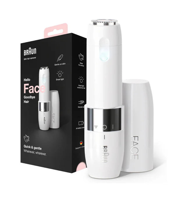 Braun Face Mini Épilateur FS1000 – Épilateur facial électrique portable pour femmes
