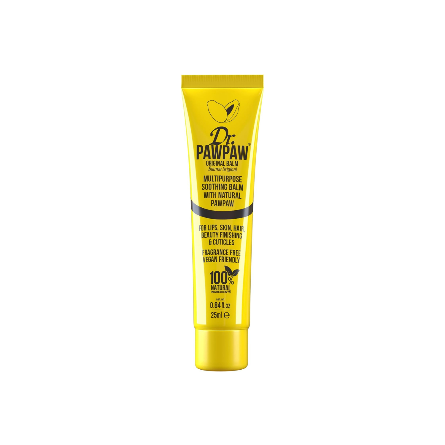 Baume à Lèvres Transparent Original Dr. PawPaw – 25 ml