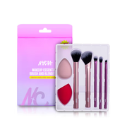 Nykaa Outils & Accessoires Kit Essentiel Pinceaux & Éponges de Maquillage – 7 Pièces