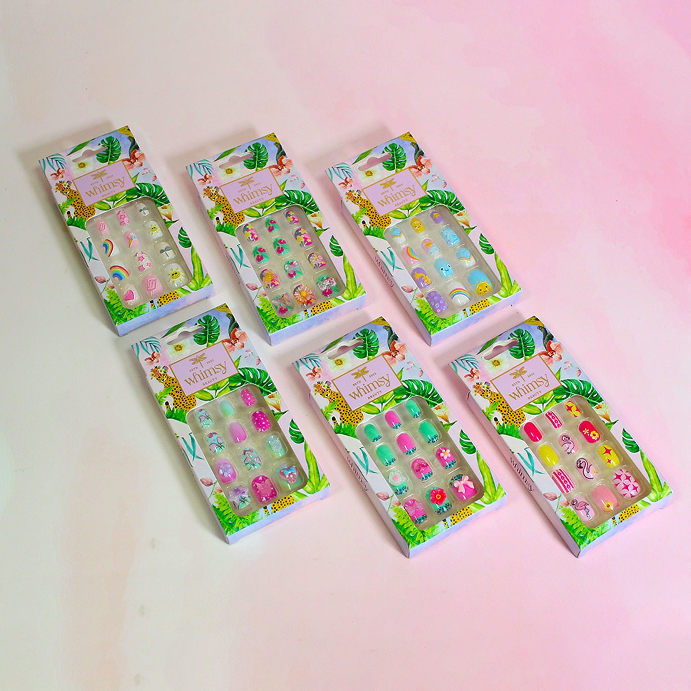 Whimsy Beauty Safe Quick Fix Ongles à presser légers Cœur et Hibiscus - 50g