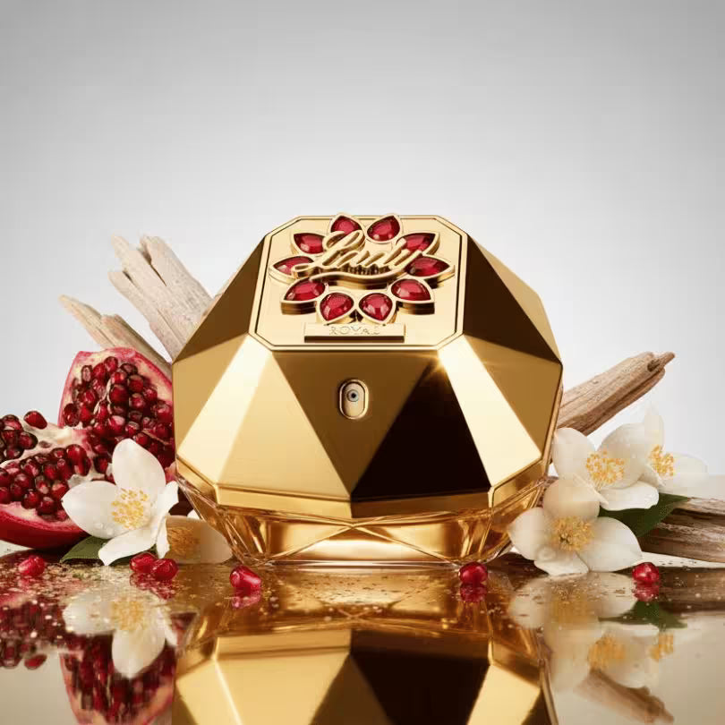 Paco Rabanne Lady Million Royal fragrance notes pomegranate jasmine tuberose cashmeran patchouli and musk