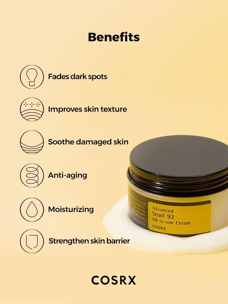 COSRX Advanced Snail 92 All In One Cream - 100g