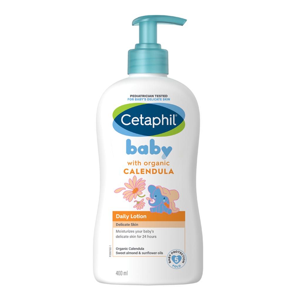 Cetaphil Baby Lait Hydratant Quotidien au Calendula Bio - 400ml