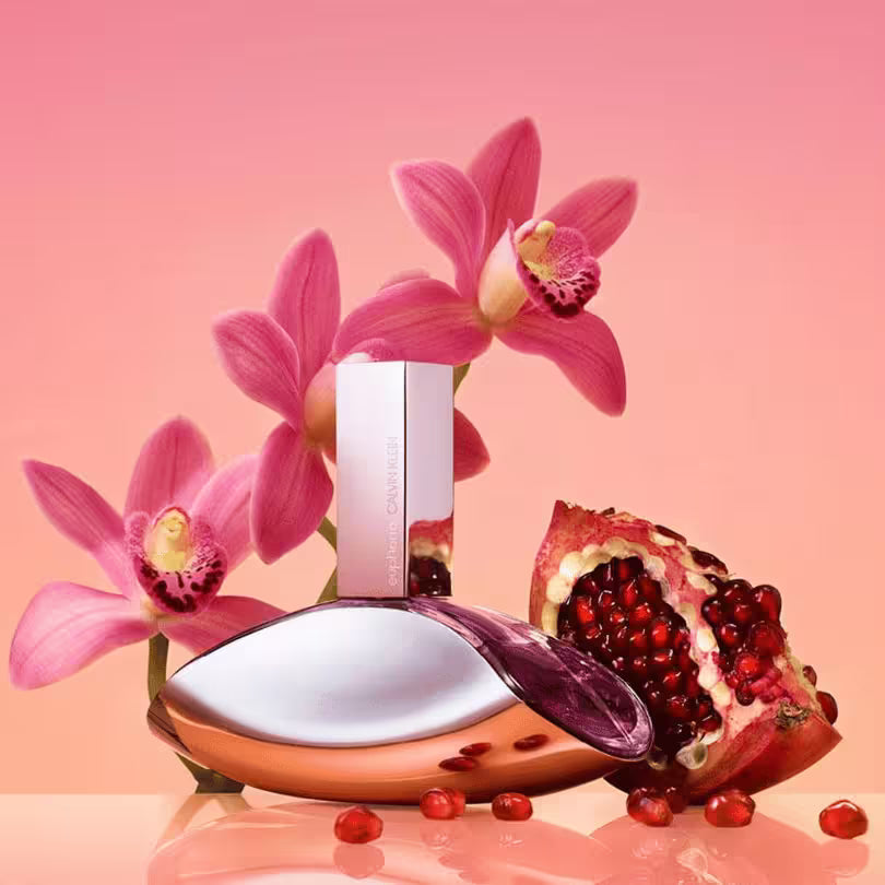 Calvin Klein Euphoria fragrance with Pomegranate and lotus 