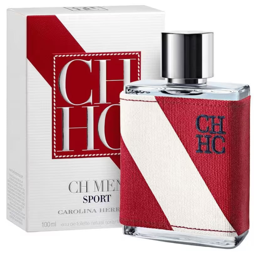Carolina Herrera CH Men Sport EDT 100ml bottle and box