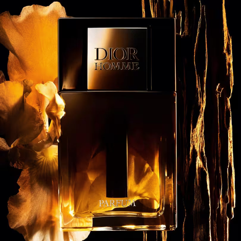 Dior Homme Parfum men's fragrance with rich ambery character