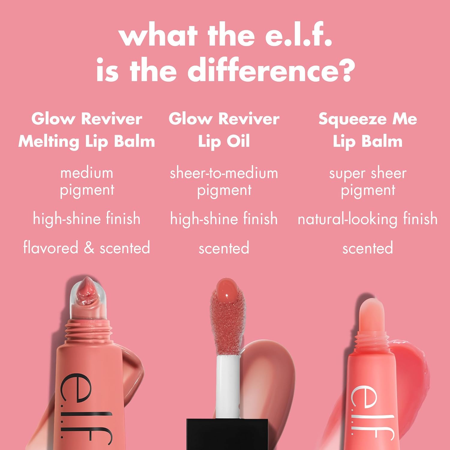 e.l.f. Cosmetics Baume à Lèvres Fondant Éclat - Fraise Melba