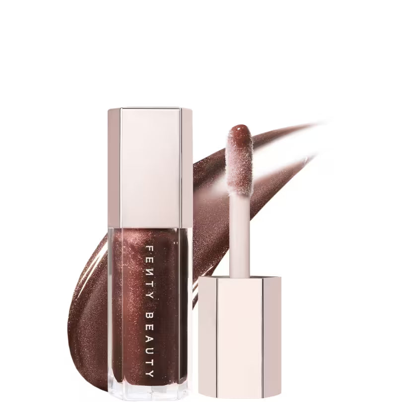 Fenty Beauty Gloss Bomb Universal Lip Luminizer Hot Chocolit shade.