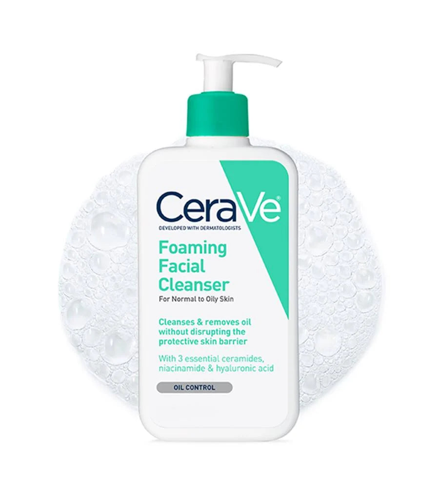 CeraVe Foaming Facial Cleanser – Daily Face Wash for Oily Skin (8 Fl Oz)