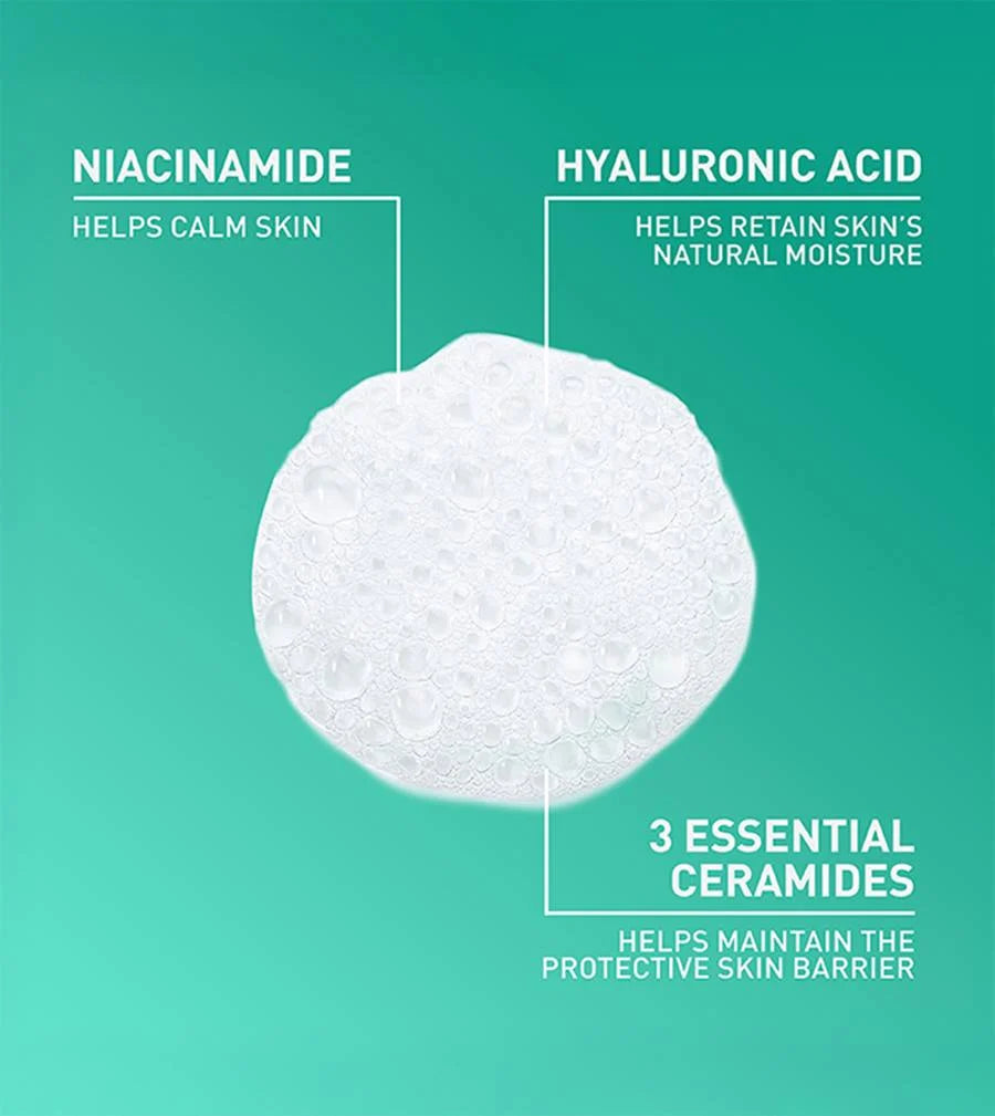 Nettoyant Moussant Visage CeraVe – Nettoyant Quotidien pour Peaux Grasses (236 ml)