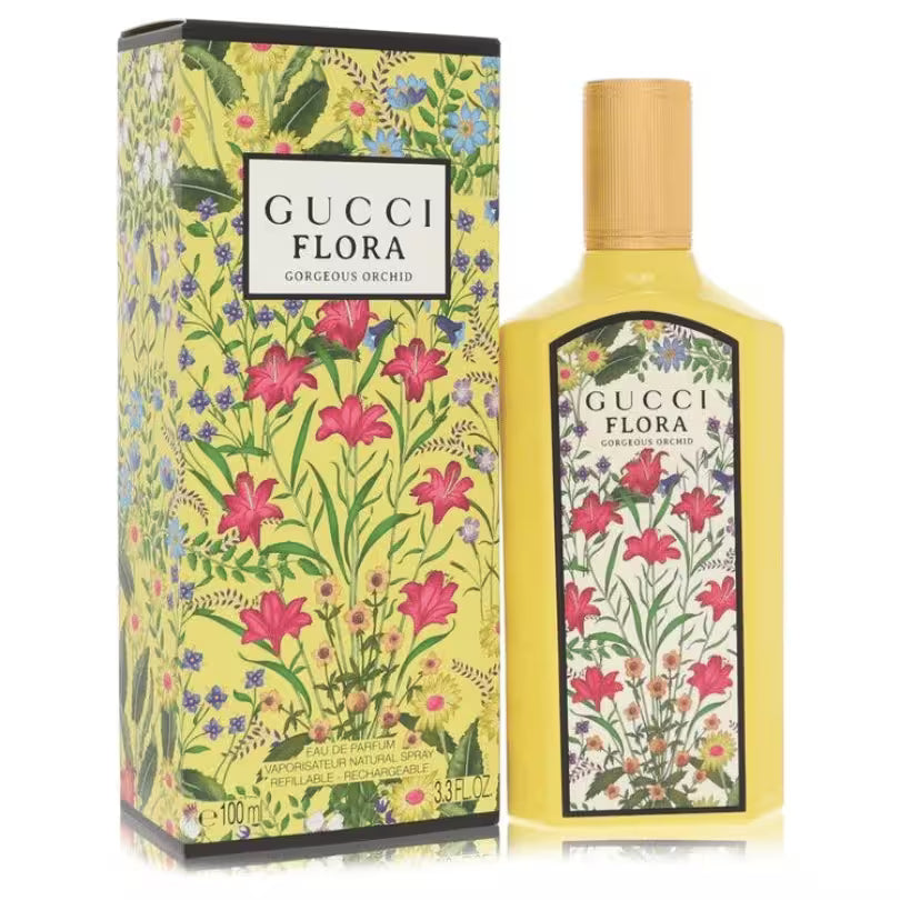 Gucci Flora Gorgeous Orchid Eau de Parfum 150ml bottle with original packaging