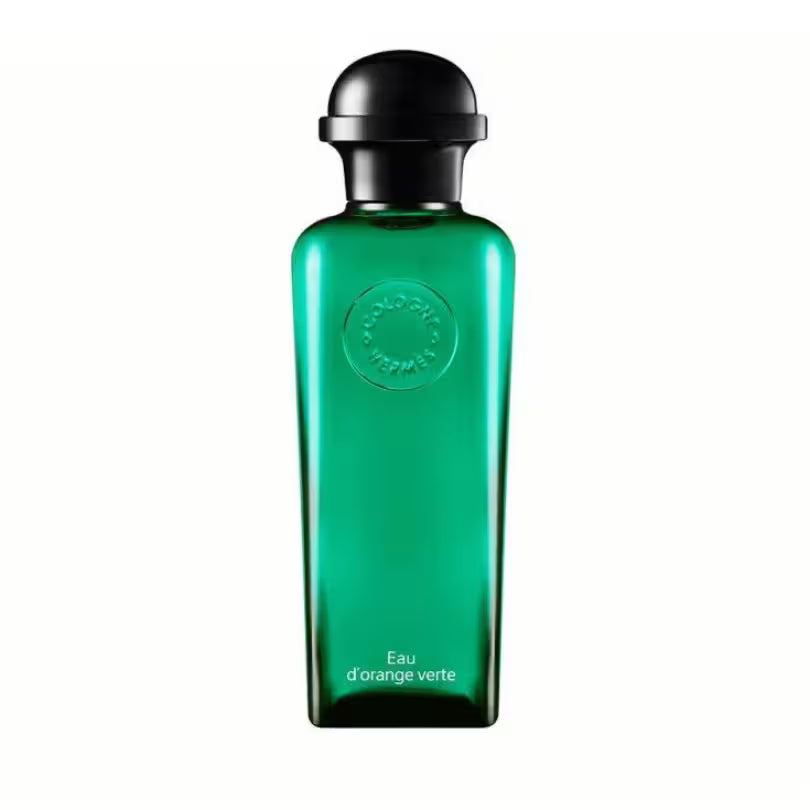 Front view of Hermès Eau d'Orange Verte Eau de Cologne 100ml bottle