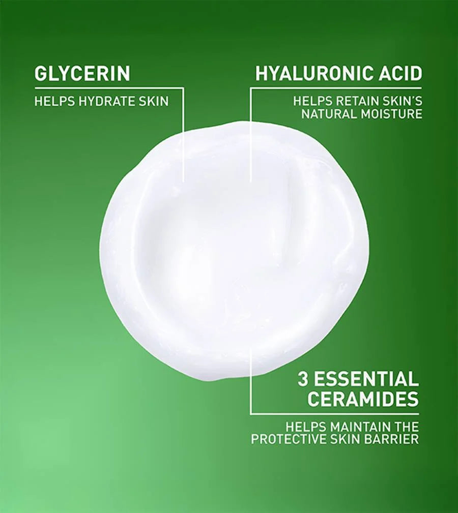 Nettoyant hydratant visage CeraVe – Gel nettoyant hydratant pour peaux normales à sèches