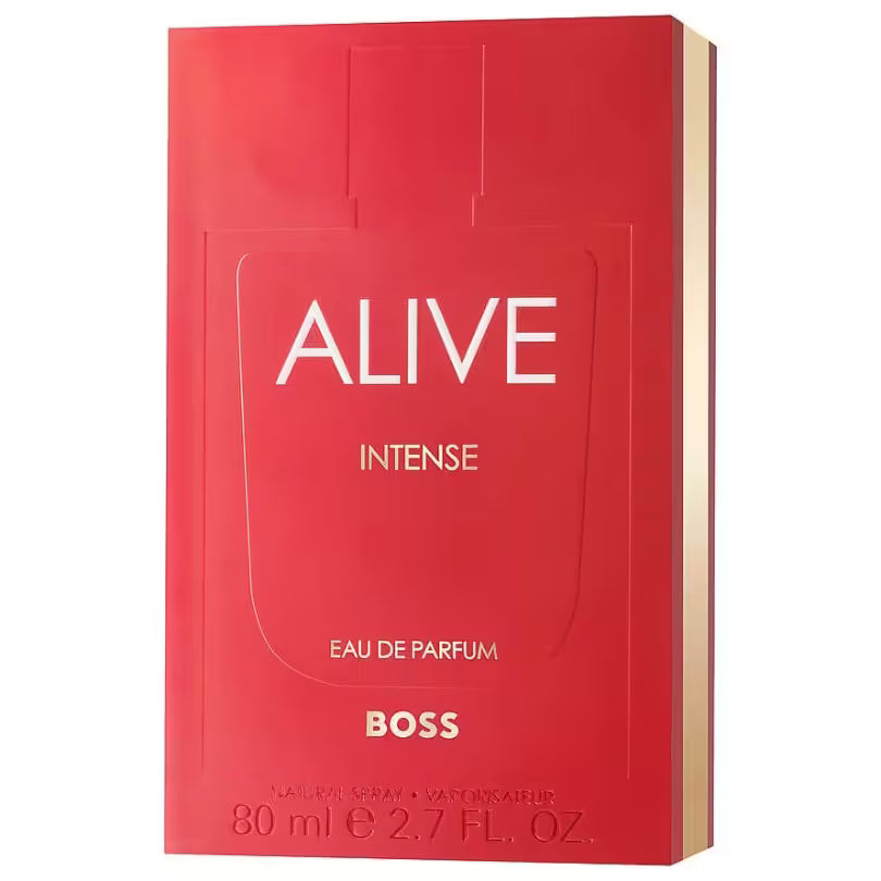 HUGO BOSS BOSS Alive Intense EDP 80ml perfume box packaging