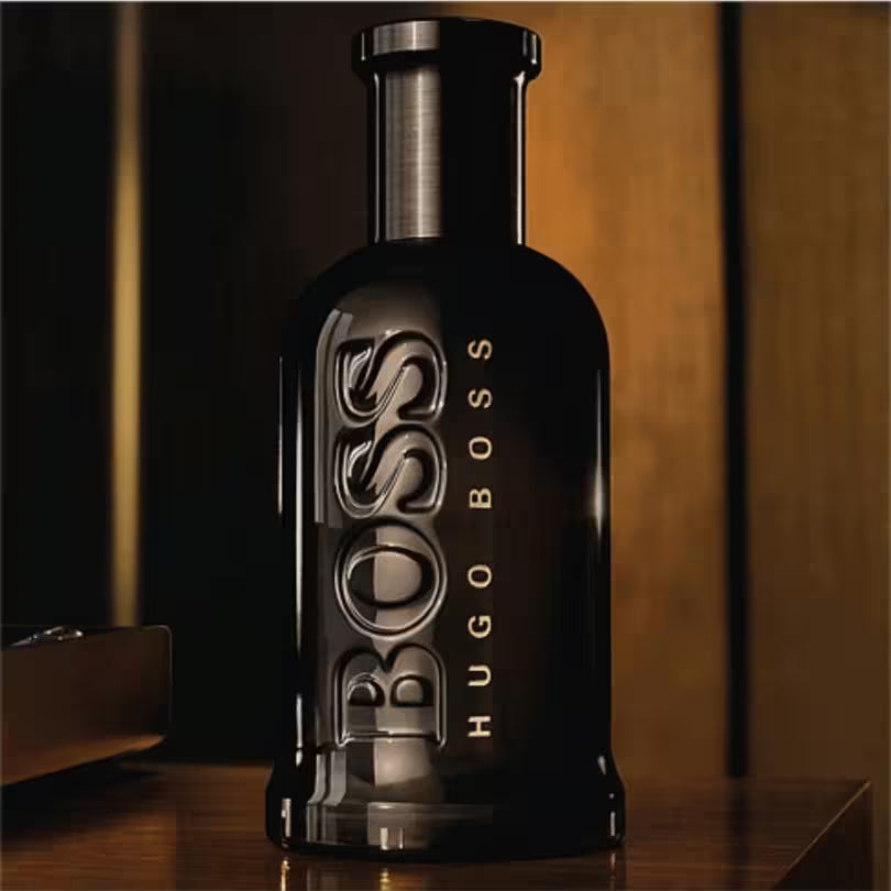 Hugo Boss Boss Bottled Parfum bottle close-up