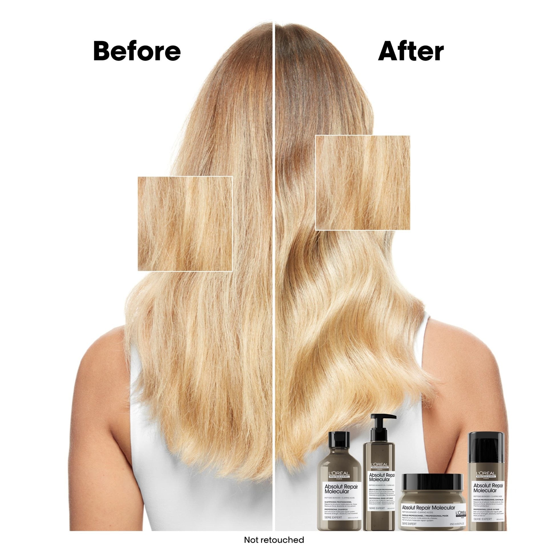 Masque Crème Réparateur Profond Molecular Absolut Repair L'Oréal Professionnel