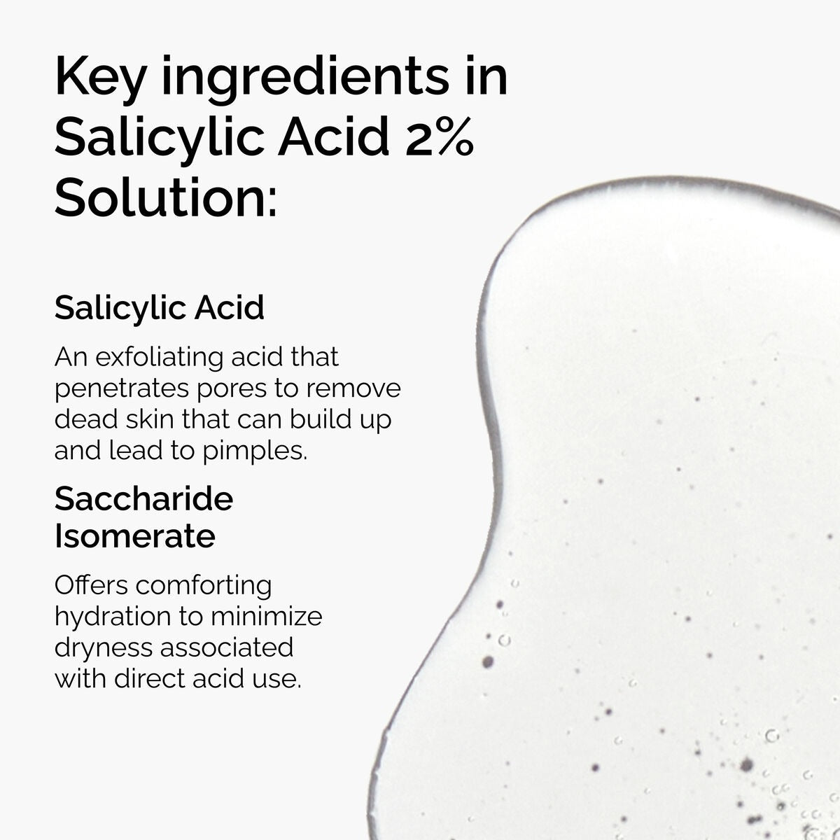 Solution à 2 % d'acide salicylique The Ordinary