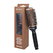 Brosse soufflante en céramique dorée Alan Truman (moyenne)