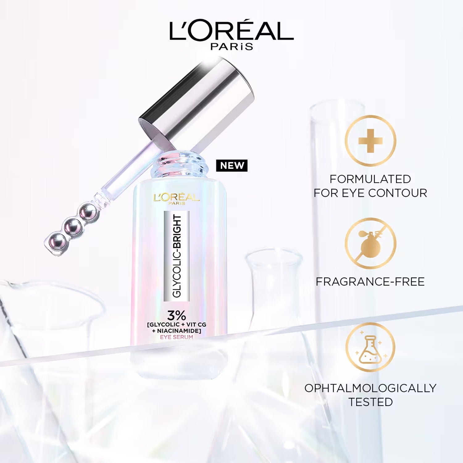 Sérum Yeux Cernes Glycolic Bright L'Oréal Paris (20 ml)