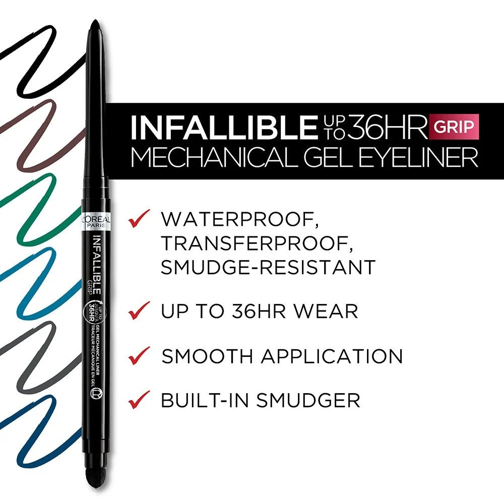 Eye-liner Infaillible Grip de L'Oréal Paris - 001 Noir Intense