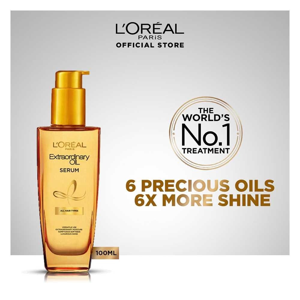 Sérum Huile Extraordinaire Elsève de L'Oréal Paris, sérum anti-frisottis avec protection UV