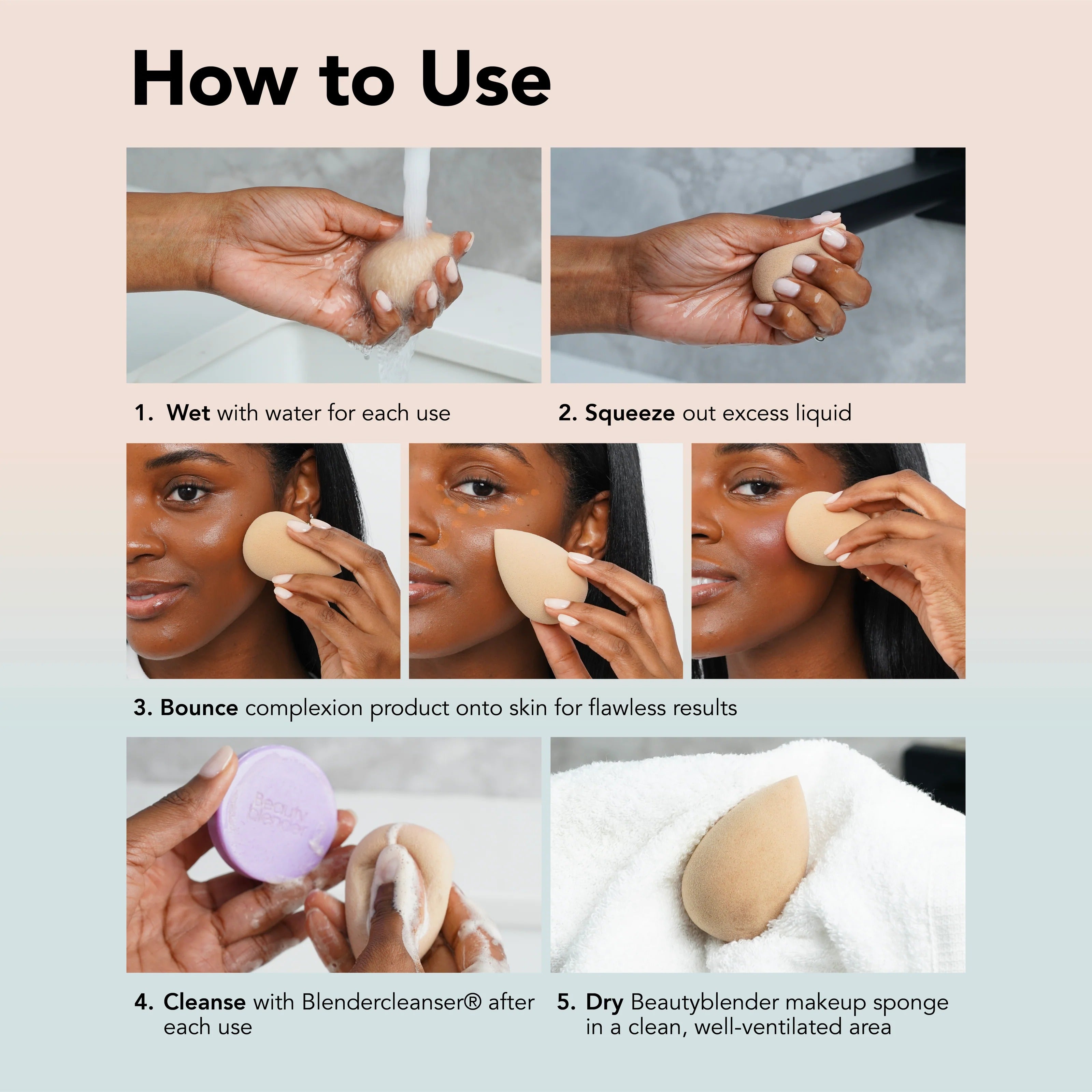 Éponge de Maquillage Nude Beautyblender®